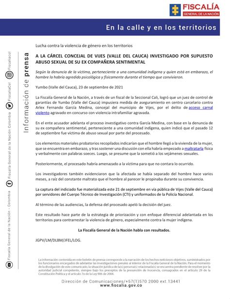 Fiscalía Colombia On Twitter AtenciÓn Fiscalía A Través De La