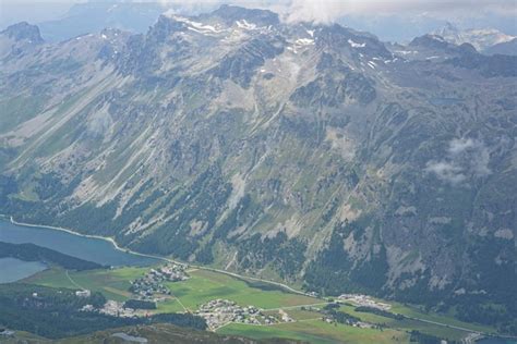Premium Photo Aerial View Of Valley And Mountains
