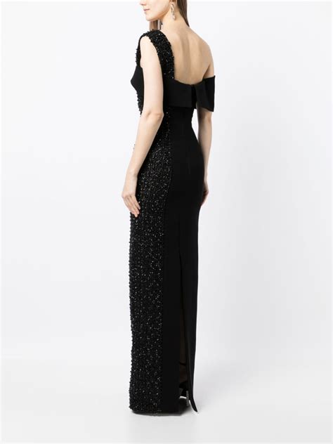 Saiid Kobeisy Bead Embellished Gown Farfetch