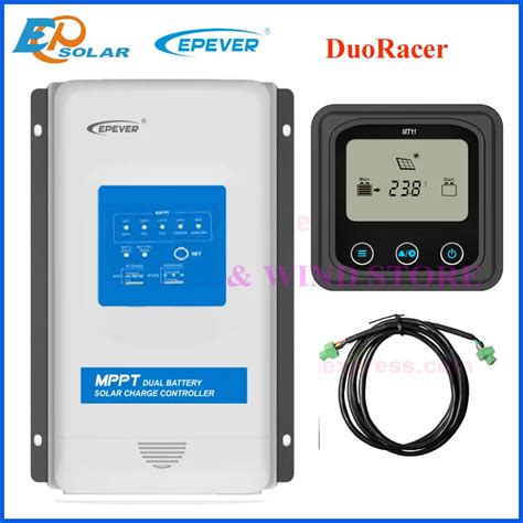 Epever New Dual Battery Mppt Solar Controller A A A Duoracer