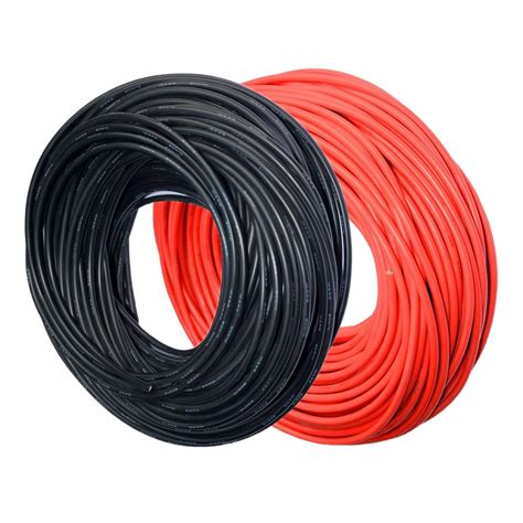 Cavo Elettrico TUOFENG 10 AWG Da 200 Metri 100 M Nero E 100 M Rosso