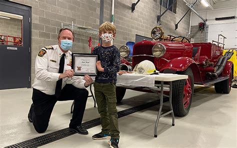 St Marys Fire Department Had A New Fire Chief For A Day” Town Of