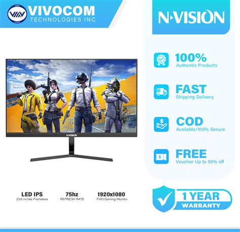 Nvision IP22V3 21 5 Inches Frameless Led IPS Monitor FULL HD 1920 X