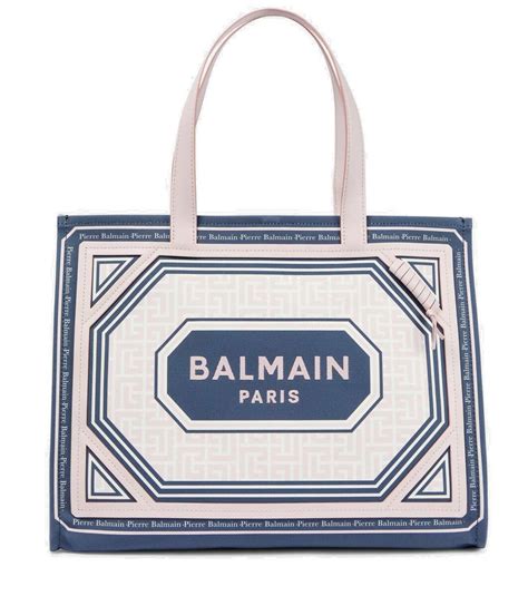 Balmain Logo Canvas Tote Bag Balmain