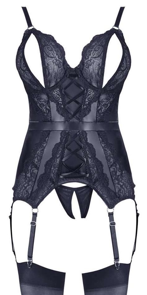 Cottelli Collection Strapshemd Set Ouvert Lixx Lingerie