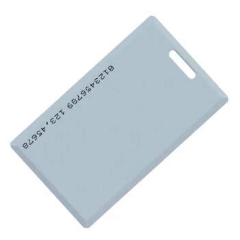 Mm Thickness Blank Pvc Rfid Card For Access Control System China