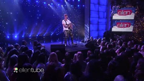 Justin Bieber Cold Water acoustic The Ellen Show Vídeo Dailymotion