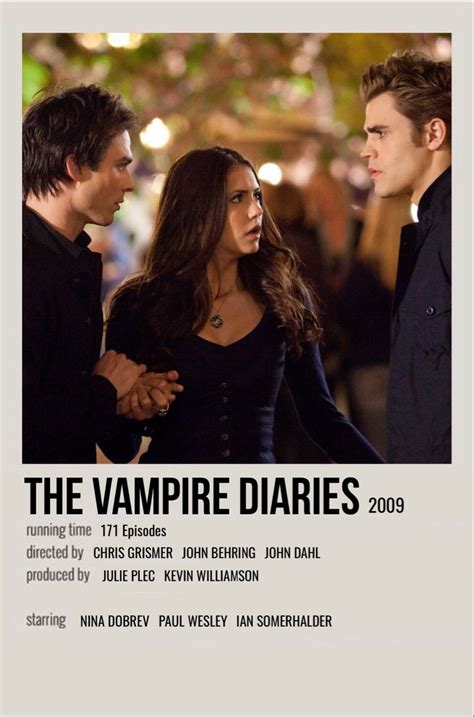 The Vampire Diaries Vampire Diaries Poster Vampire Diaries Movie The Vampire Diaries Characters