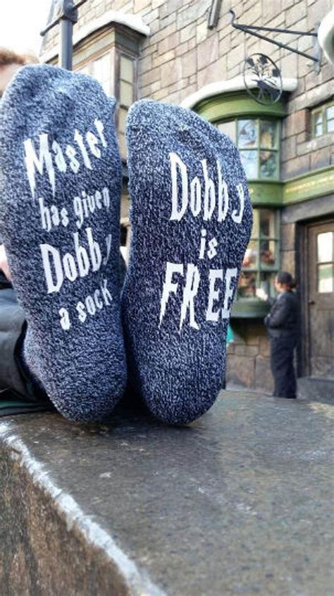 The Original: Master has given Dobby a sock, dobby is free, Dobby socks, reader gift, bookworm ...