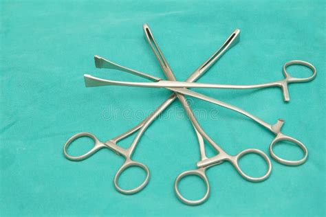 Surgical Instruments Set for Debridement Wound Stock Image - Image of ...