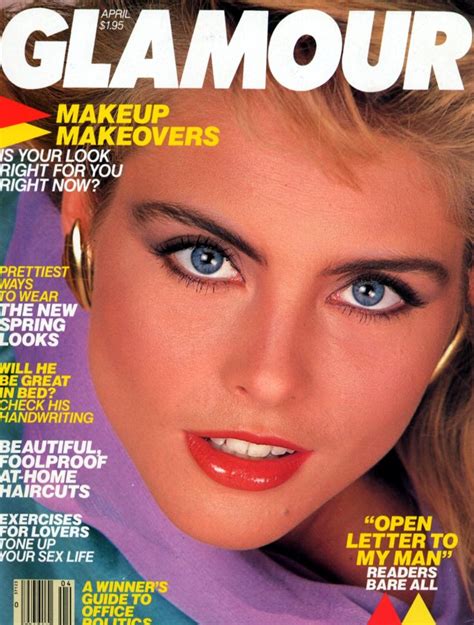 Kim Alexis Covers Glamour Magazine Us April 1985 Glamour Etc Pinterest Models Bedrooms