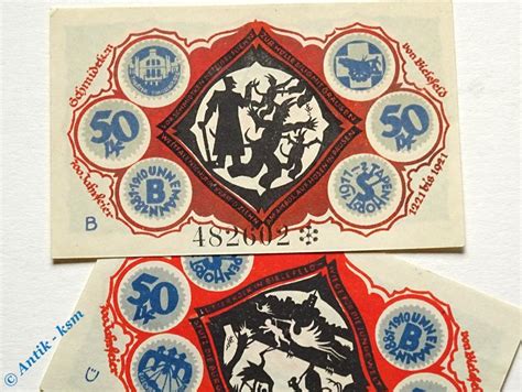 Seriennotgeld Deutschland Notgeld Bielefeld Pfennig Schein B