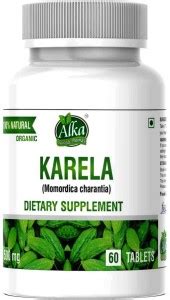 ALKA AYURVEDIC PHARMACY Organic Karela Tablet 60 Tab Price In India