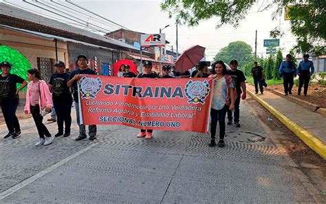 Seguridad Alimentaria Y Tierras Solicitan En Marcha De Choluteca