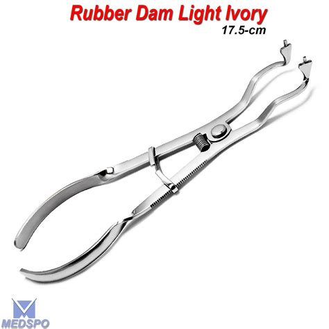 Dental Ivory Rubber Dam Clamp Forceps Light Weight Restorative Endo