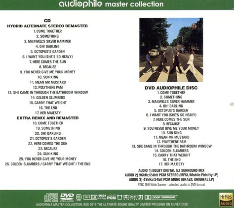 The Beatles Audiophile Master Collection Abbey Road 1 Cd 1