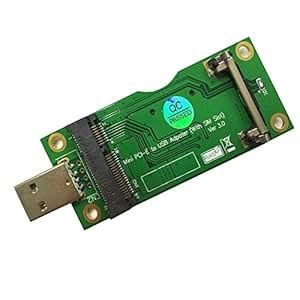 Mini Pci E Zu Usb Adapter Mit Sim Karten Slot F R Wwan Lte Modul