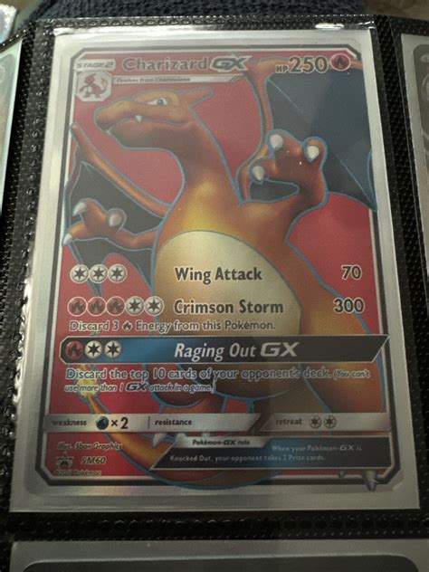 Pokémon Tcg Charizard Gx Sun And Moon Sm60 Holo Promo Promo Ebay