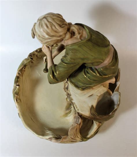 Royal DUX Art Nouveau Figural Centerpiece For Sale At 1stDibs