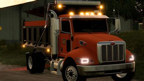 Peterbilt 340 Dump Truck V10 Fs25 Fs22 Mod
