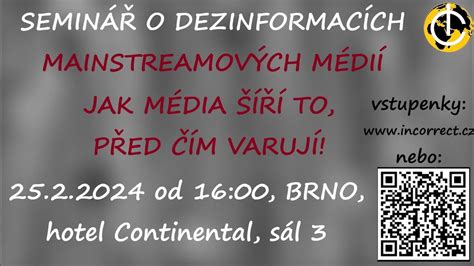 Mainstreamov M Dia Dezinformace Uk U V M To Konkr Tn Na