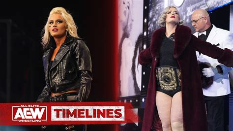 Aew Women S Champion Toni Storm Aew Timelines Youtube