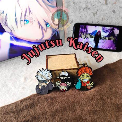 Jual Jujutsu Kaisen Jjk Pin Enamel Badge Bros Aksesoris Koleksi Chibi