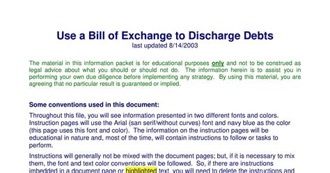 Use a Bill of Exchange to Discharge Debts.pdf | DocDroid