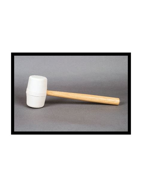 Hammer Rubber Mallet 18 Oz 14 12 Non Mar Grey Head