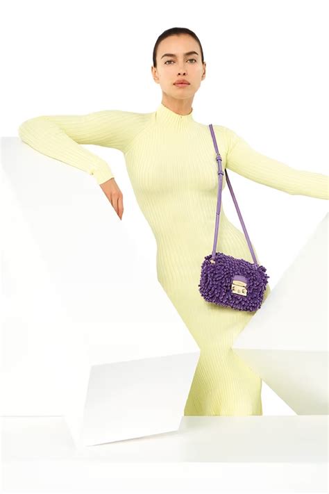 irina shayk impresses  furla pre fall  campaign