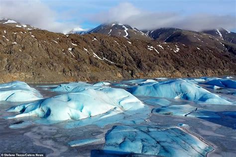 Stunning drone footage of the Vatnajökull glacier which covers nine