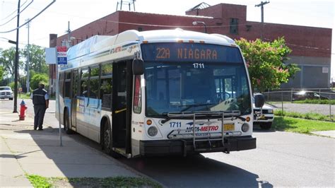 NFTA Metro Ride Route 24B Outbound Bus 1711 2017 Novabus LFS CNG