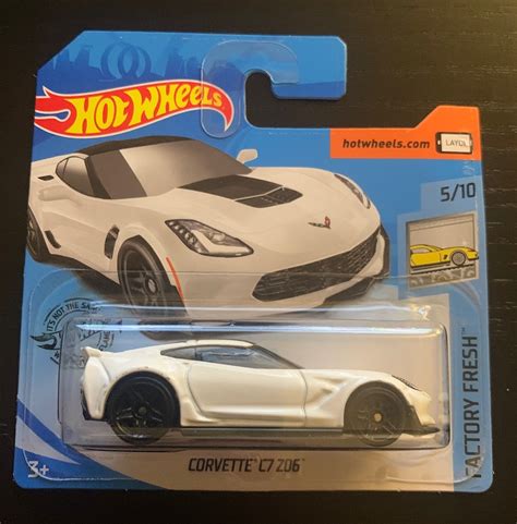 Hot Wheels Corvette C Z White Factory Fresh Hard To Find Etsy