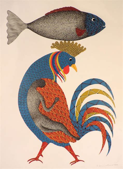 Gond Art Tribal Art Gond Painting Indian Folk Art