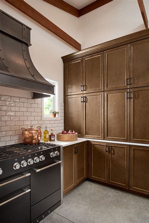 Rustic Kitchen Design With Cabinet Door Style 540 Maple Truffle