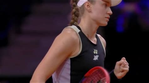 Elena Rybakina Dominating Marta Kostyuk WTA Tennis Final