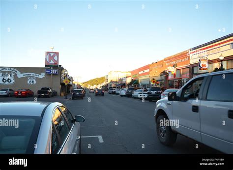 Historic Route 66 In Downtown Williams Arizona Stock Photo Alamy