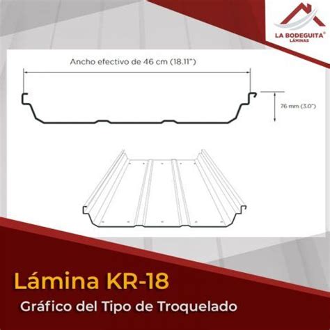 Lámina KR18 translúcida sistema tipo SSR 3G Aceros Monterrey