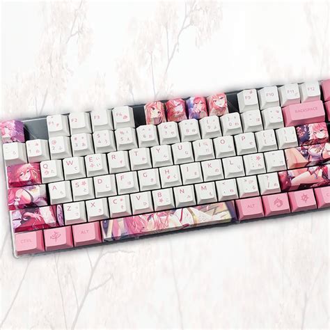 Hentai Anime Impact Keycaps Keys Double Shot Injection Etsy