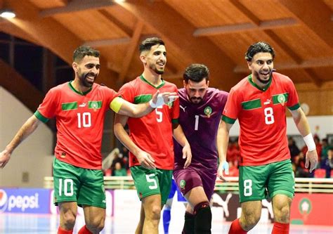 المنتخب المغربي لكرة القدم داخل القاعة يفوز وديا على نظيره العراقي 5 1