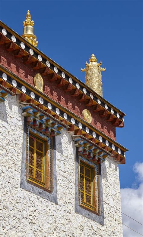 Architecture of Songzanlin Tibetan Monastery Stock Photo - Image of ...