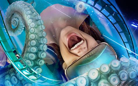 NEW Kraken Unleashed VR Roller Coaster At SeaWorld Orlando Orlando