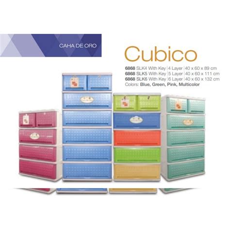 Orocan Caha De Oro Cubico 4l5l6l Drawer Metro Manila Only Shopee