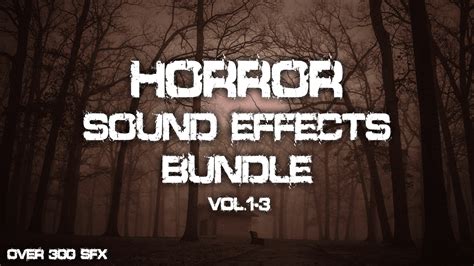 Horror Sound Effects Bundle Vol1 3 Over 300 Sfx In Sound Effects