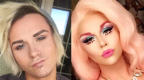 Drag Queen Makeup Before And After Saubhaya Makeup