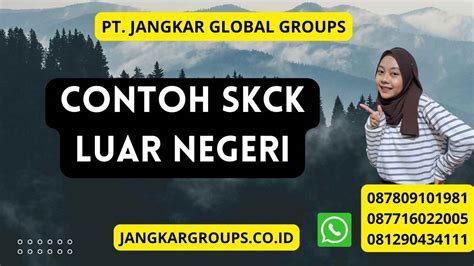 Contoh Skck Luar Negeri Jangkar Global Groups