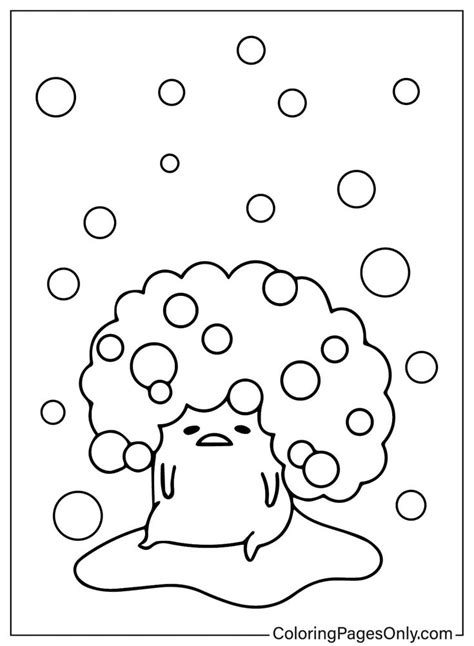 Gudetama Coloring Pages Coloringpagesonly In Coloring