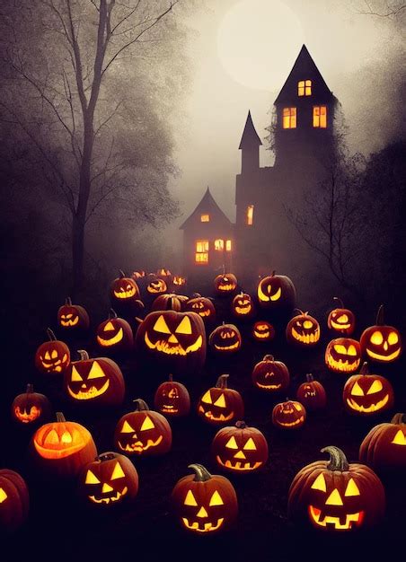 Premium Photo | Halloween scenery