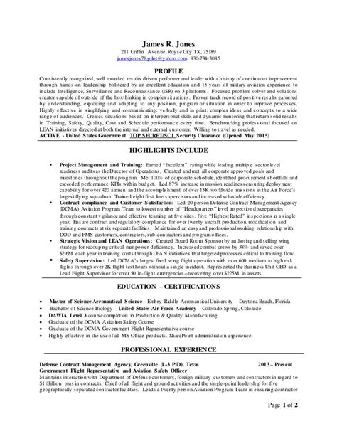 Resume Jones Managerv21