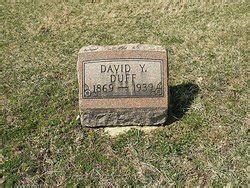 David Y Duff 1869 1939 Mémorial Find a Grave